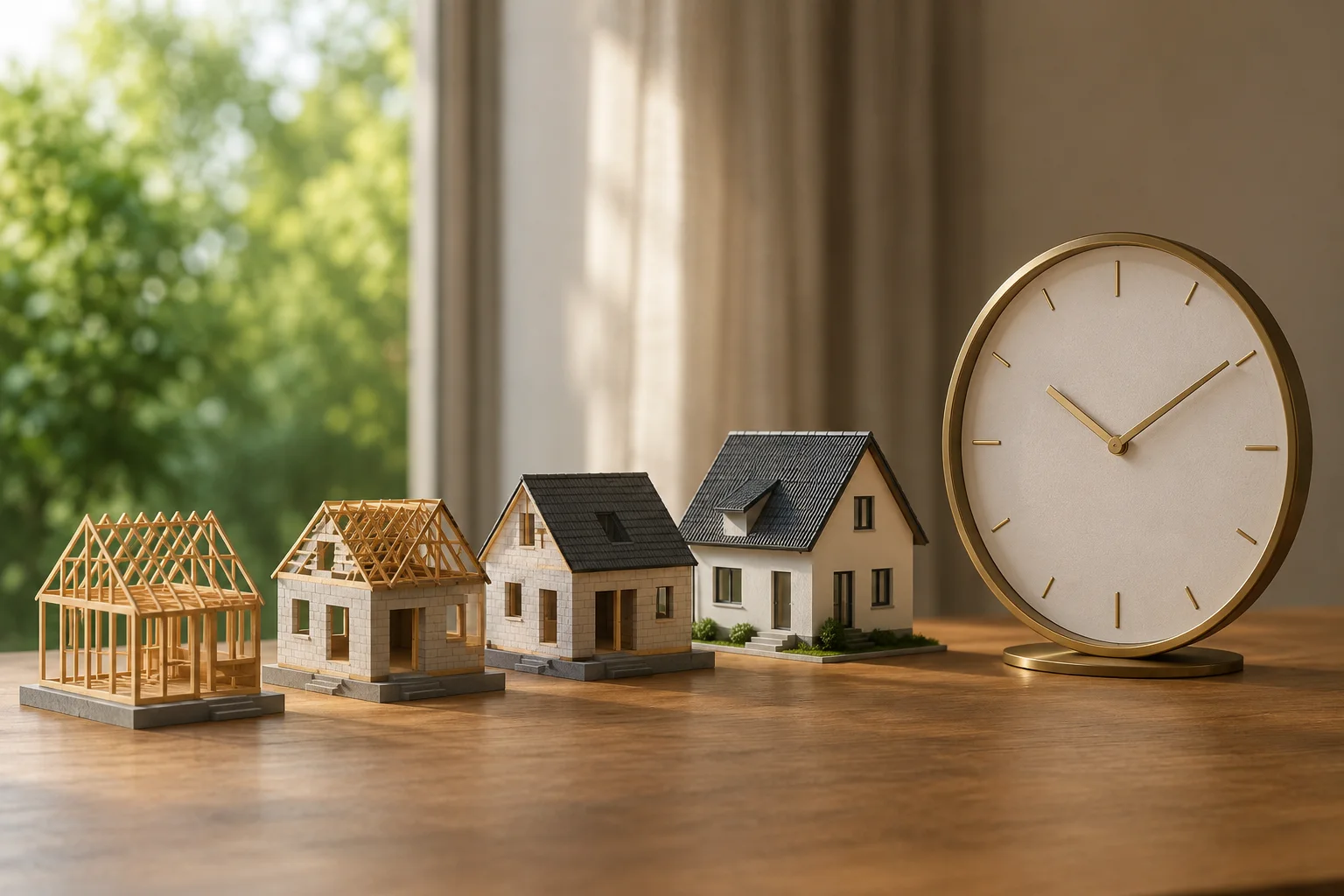 Redaktionelles Symbolbild zum Thema Dauer eines Immobilienverkaufs